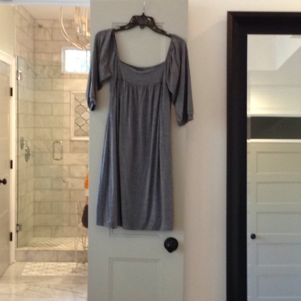 Grey 3/4 Sleeve Dress